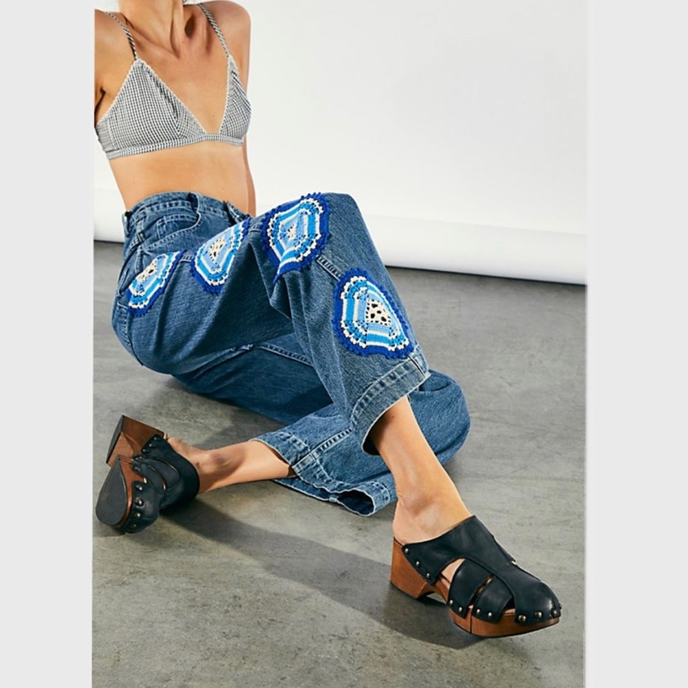 New! Free People ♥️ Libra Leather Clogs